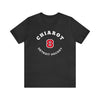 Chiarot 8 Detroit Hockey Number Arch Design Unisex T-Shirt