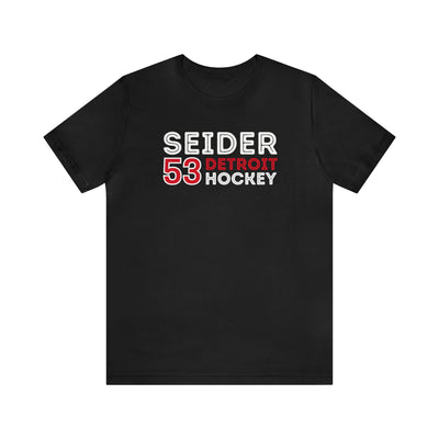 Seider 53 Detroit Hockey Grafitti Wall Design Unisex T-Shirt