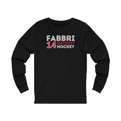 Fabbri 14 Detroit Hockey Grafitti Wall Design Unisex Jersey Long Sleeve Shirt