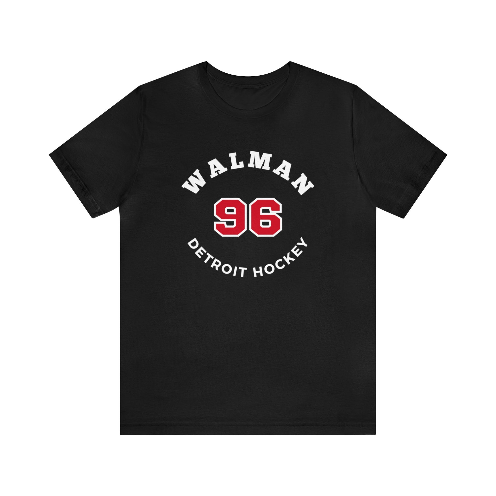 Walman 96 Detroit Hockey Number Arch Design Unisex T-Shirt