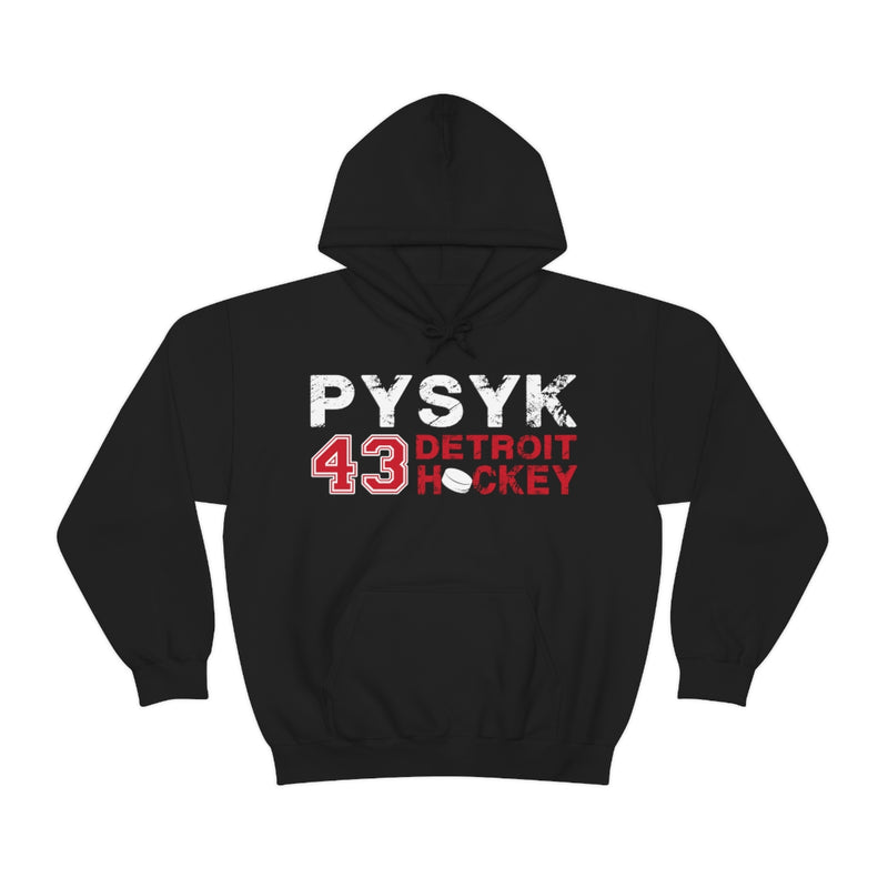 Pysyk 43 Detroit Hockey Unisex Hooded Sweatshirt