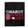 Chiarot 8 Detroit Hockey Velveteen Plush Blanket