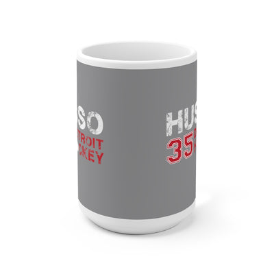 Husso 35 Detroit Hockey Ceramic Coffee Mug In Gray, 15oz