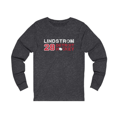Lindstrom 28 Detroit Hockey Unisex Jersey Long Sleeve Shirt