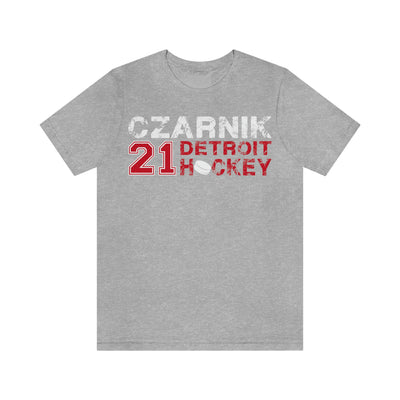 Czarnik 21 Detroit Hockey Unisex Jersey Tee