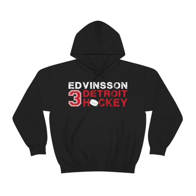 Edvinsson 3 Detroit Hockey Unisex Hooded Sweatshirt
