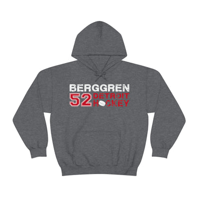 Berggren 52 Detroit Hockey Unisex Hooded Sweatshirt