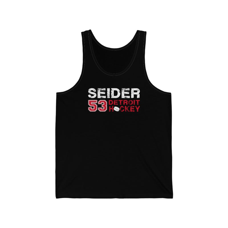 Seider 53 Detroit Hockey Unisex Jersey Tank Top