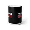 Walman 96 Detroit Hockey Ceramic Coffee Mug In Black, 15oz