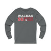 Walman 96 Detroit Hockey Unisex Jersey Long Sleeve Shirt