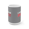 Lindstrom 28 Detroit Hockey Ceramic Coffee Mug In Gray, 15oz