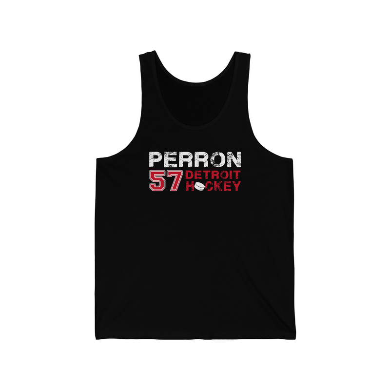 Perron 57 Detroit Hockey Unisex Jersey Tank Top