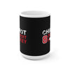 Chiarot 8 Detroit Hockey Ceramic Coffee Mug In Black, 15oz