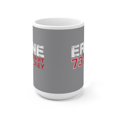 Erne 73 Detroit Hockey Ceramic Coffee Mug In Gray, 15oz