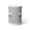 Walman 96 Detroit Hockey Ceramic Coffee Mug In Gray, 15oz