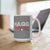 Hagg 38 Detroit Hockey Ceramic Coffee Mug In Gray, 15oz