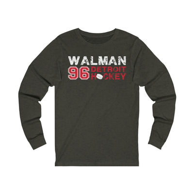 Walman 96 Detroit Hockey Unisex Jersey Long Sleeve Shirt