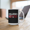 Veleno 90 Detroit Hockey Ceramic Coffee Mug In Black, 15oz