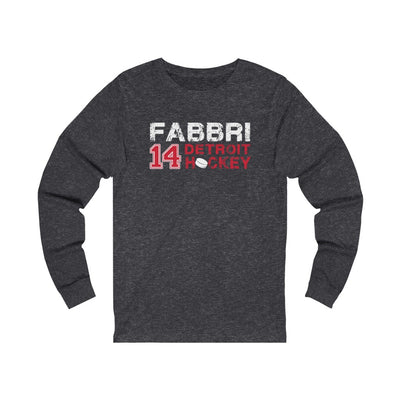 Fabbri 14 Detroit Hockey Unisex Jersey Long Sleeve Shirt