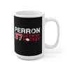 Perron 57 Detroit Hockey Ceramic Coffee Mug In Black, 15oz