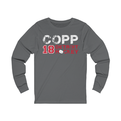 Copp 18 Detroit Hockey Unisex Jersey Long Sleeve Shirt