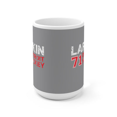 Larkin 71 Detroit Hockey Ceramic Coffee Mug In Gray, 15oz