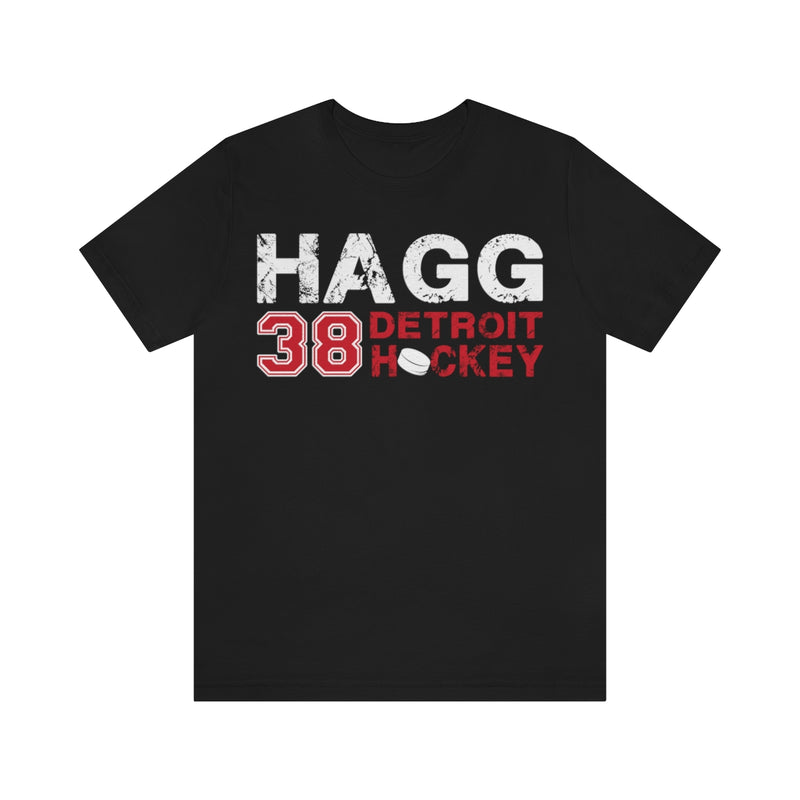 Hagg 38 Detroit Hockey Unisex Jersey Tee