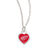 Detroit Red Wings 3D Heart Necklace
