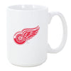 Detroit Red Wings White Ceramic Coffee Mug, 15 oz.