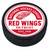 Detroit Red Wings Hockey Puck