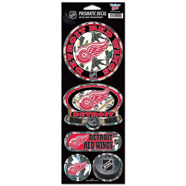 Detroit Red Wings Prismatic Decal Set
