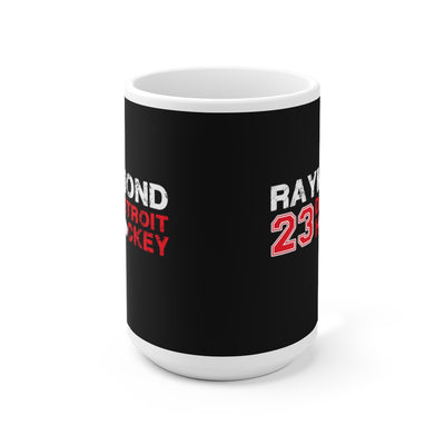 Raymond 23 Detroit Hockey Ceramic Coffee Mug In Black, 15oz