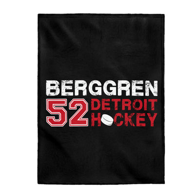 Berggren 52 Detroit Hockey Velveteen Plush Blanket