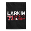 Larkin 71 Detroit Hockey Velveteen Plush Blanket