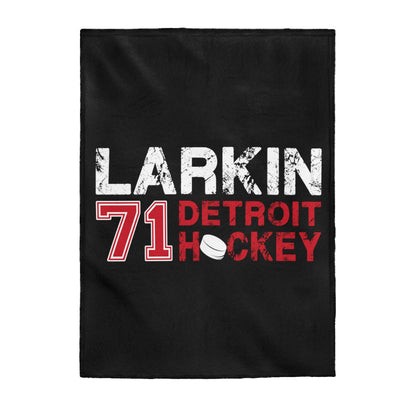 Larkin 71 Detroit Hockey Velveteen Plush Blanket