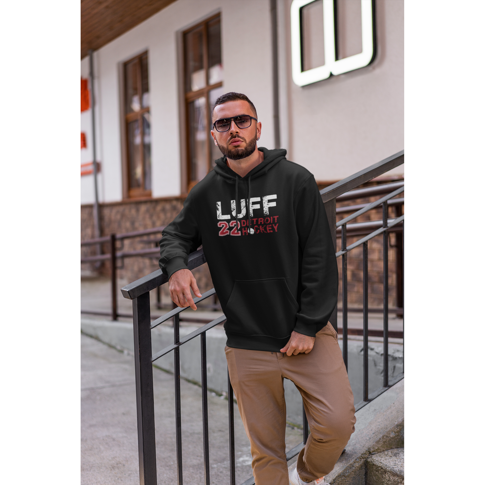 Luff 22 Detroit Hockey Unisex Hooded Sweatshirt