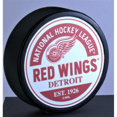 Detroit Red Wings hockey puck