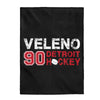 Veleno 90 Detroit Hockey Velveteen Plush Blanket