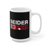 Seider 53 Detroit Hockey Ceramic Coffee Mug In Black, 15oz