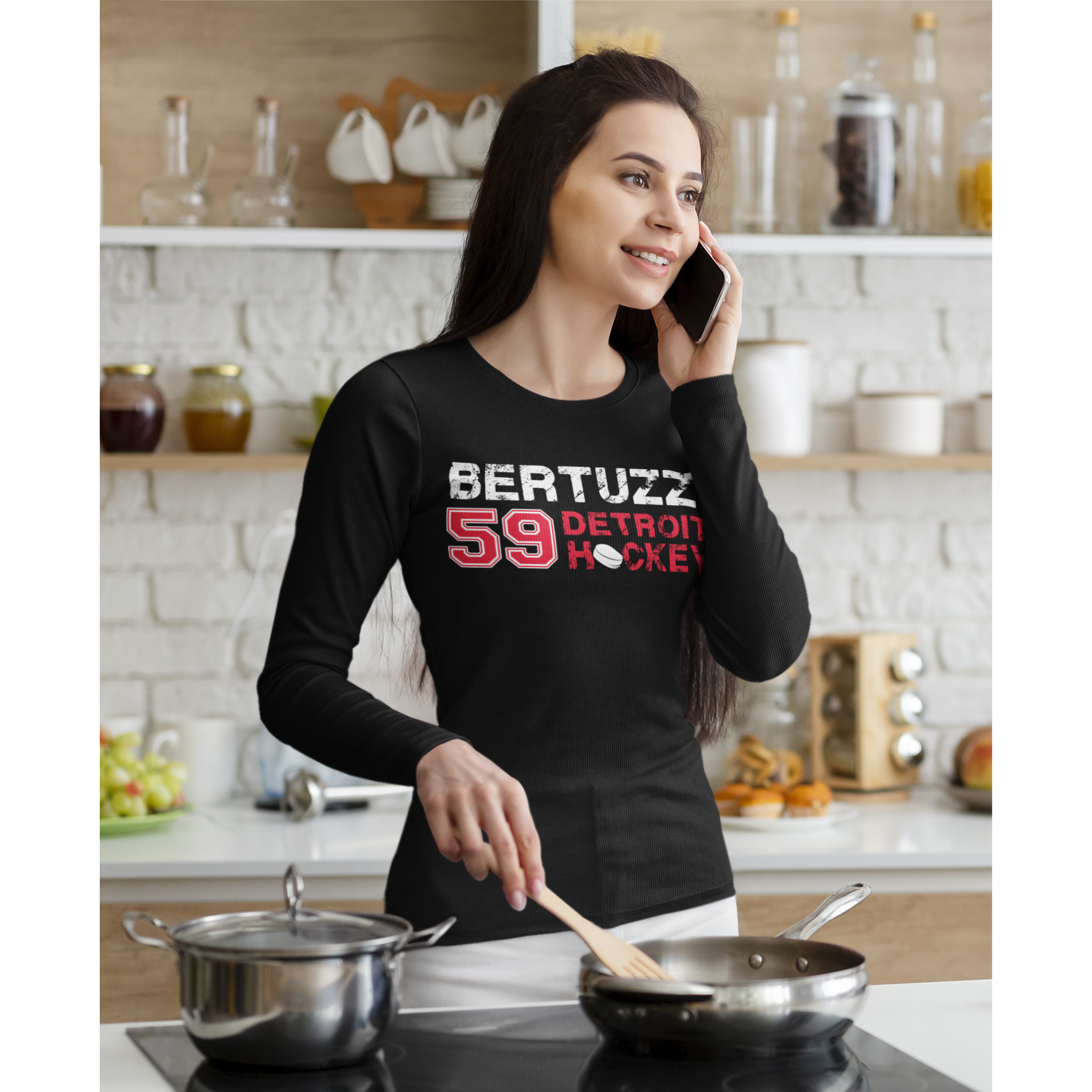 Bertuzzi 59 Detroit Hockey Unisex Jersey Long Sleeve Shirt